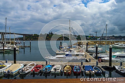 Vista paisaje de ribadeo lugo galicia Editorial Stock Photo