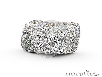 Landscape rock rendered and isolated Stock Photo