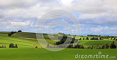 Landscape in rural Prince Edwards Island Stock Photo