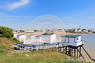 Landscape Saint-Georges-de-Didonne Stock Photo