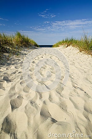 landscape sand beach Stock Photo