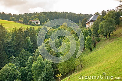 landscape scenery near Freiburg Breisgau south Germany Stock Photo