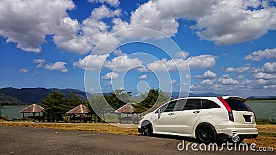 Sunny day at Timah Tasoh, Perlis, Malaysia Stock Photo