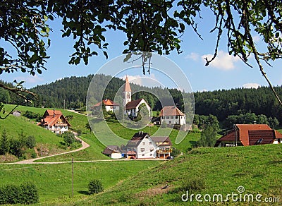 Landscape in Schwarzwald Stock Photo