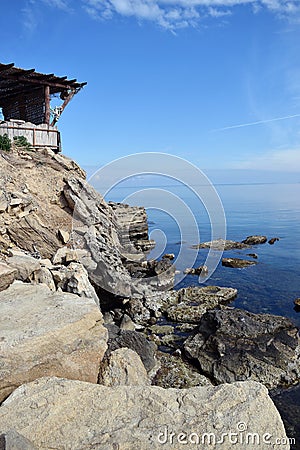 Landscape by the sea. Stock Photo