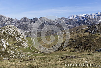 Mountainous landscape Stock Photo