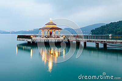 Landscape of sun moon lake Stock Photo