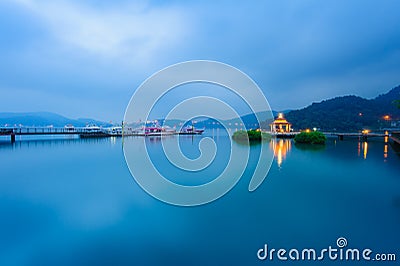 Landscape of sun moon lake Stock Photo