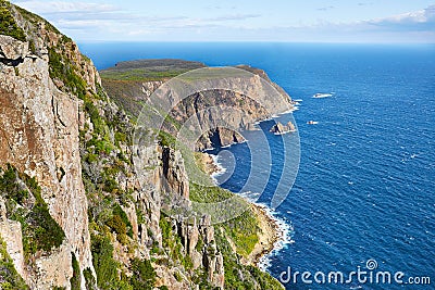 Landscape in Tasmania Stock Photo