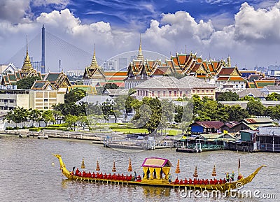 Landscape of Thai's king palace Editorial Stock Photo