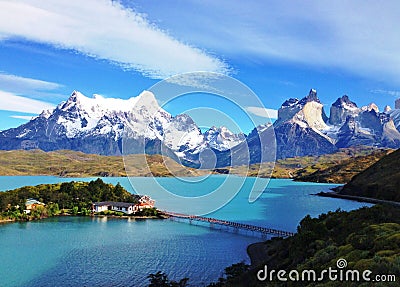 Landscape - Torres del Paine, Patagonia, Chile Stock Photo