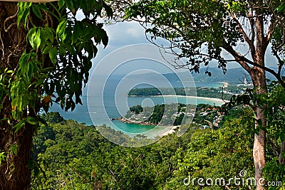 Landscape tropical beaches of Thailand Stock Photo