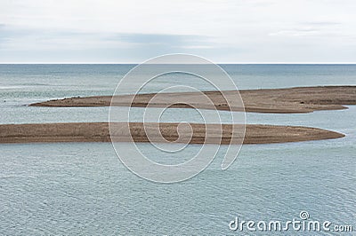 Landscape in the Valdes Peninsula Stock Photo