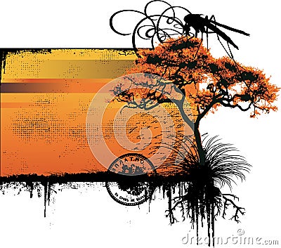 Landscape vector Vector Illustration