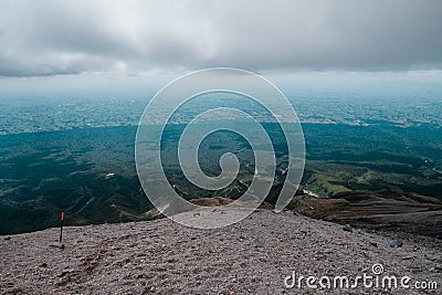 Landscape view of the beautiful mountain Stock Photo