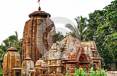 Landscape view of Indian Temple Stock Photo