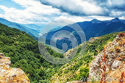 Landscape view of Mavrovo Stock Photo