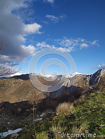 Landscape View Mountain Nature Enviroment Stock Photo