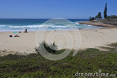 Landscape view of south west rocks beach NSW Australia Stock Photo