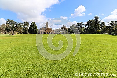 The landscape in werribee park ,melbourne,australia Stock Photo