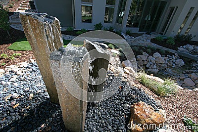 Landscape Work Water feature Stock Photo