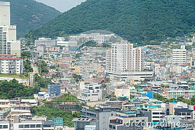 Landscape of Yeosu, South Jeolla Province, Korea Stock Photo