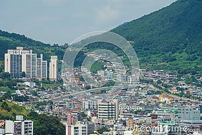 Landscape of Yeosu, South Jeolla Province, Korea Stock Photo