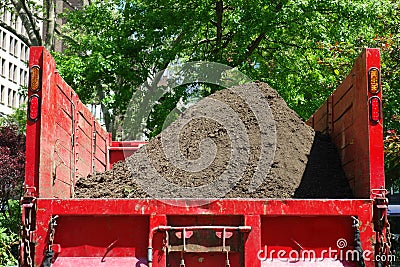 Landscaper Truck Stock Photo