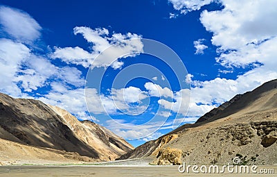 Beautiful landscapes of Ladakh India Stock Photo