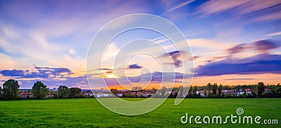 Landscapes with Moving Skies Stock Photo