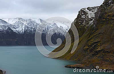 Landscapes of Svalbard / Spitsbergen Stock Photo