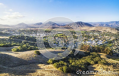 Landscaping view of San Louise Obispo , California, USA Stock Photo