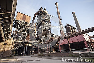 Landschaftspark Duisburg-Nord Editorial Stock Photo