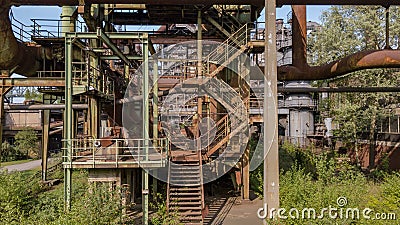 Landschaftspark Duisburg North Ruhrgebiet industrial culture Ger Editorial Stock Photo