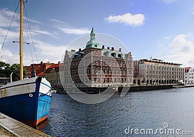 Landskrona town centre, Sweden Stock Photo