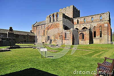 Lanercost priory ruins, Cumbria (west view) Stock Photo