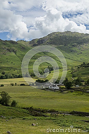 Langdale valley Stock Photo