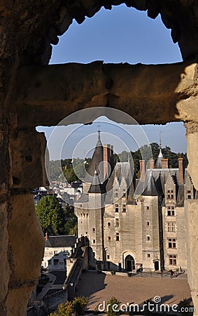 Langeais Castle Stock Photo