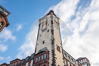 Langer Franz Tower - Frankfurt, Germany Stock Photo