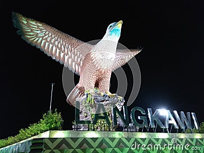 Langkawi Eagle Editorial Stock Photo