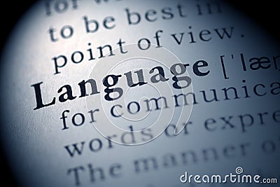 Language Stock Photo