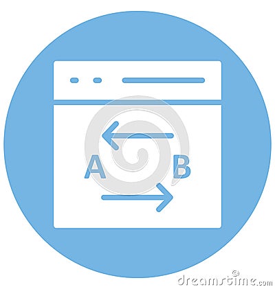 Language conversion, Isolated Vector Icon That can be very easily edit or modified. Vector Illustration
