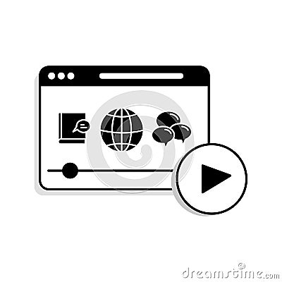 Language Learning Tutorial Illustration. Embark on a linguistic journey with language learning tutorials beautifully illustrated Stock Photo
