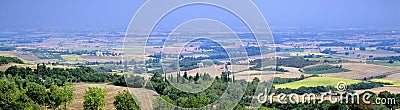 Languedoc landscape Stock Photo