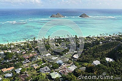 Lanikai Beach Stock Photo