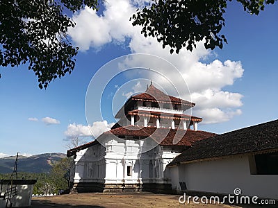 Lankathilaka Temple Buddhist temple sri lanka Stock Photo