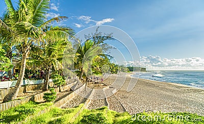 Boucan Canot Beach at Reunion Island, Africa Stock Photo