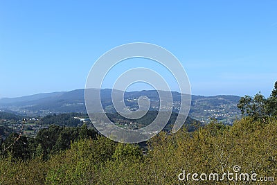 Lanscape in Pontevedra Stock Photo