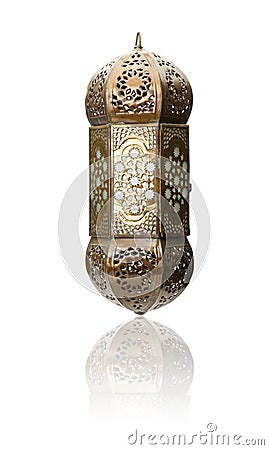 Lantern Isolated, Ramadan Lamp Concept Stock Photo