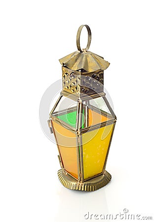 Lantern Isolated, Ramadan Lamp Concept Stock Photo